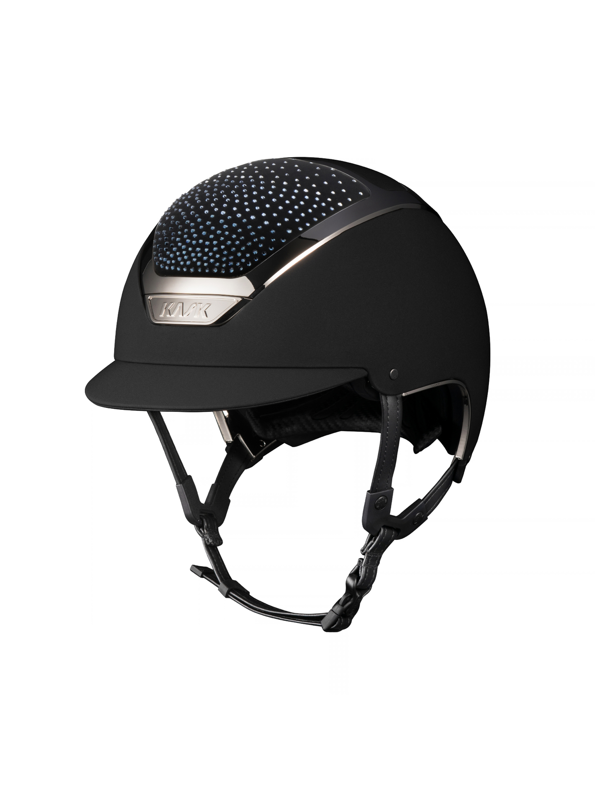 KASK Dogma Chrome Waterfence Helmet Black/Silver/Blue Montana