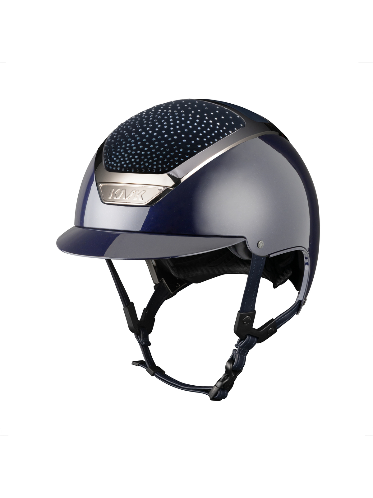 KASK Dogma Pure Shine Waterfence Helmet Atlantic Blue/Silver/Blue Montana