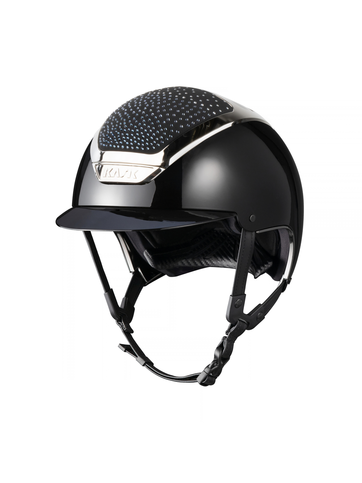 KASK Dogma Pure Shine Waterfence Helmet Black/Silver/Blue Montana