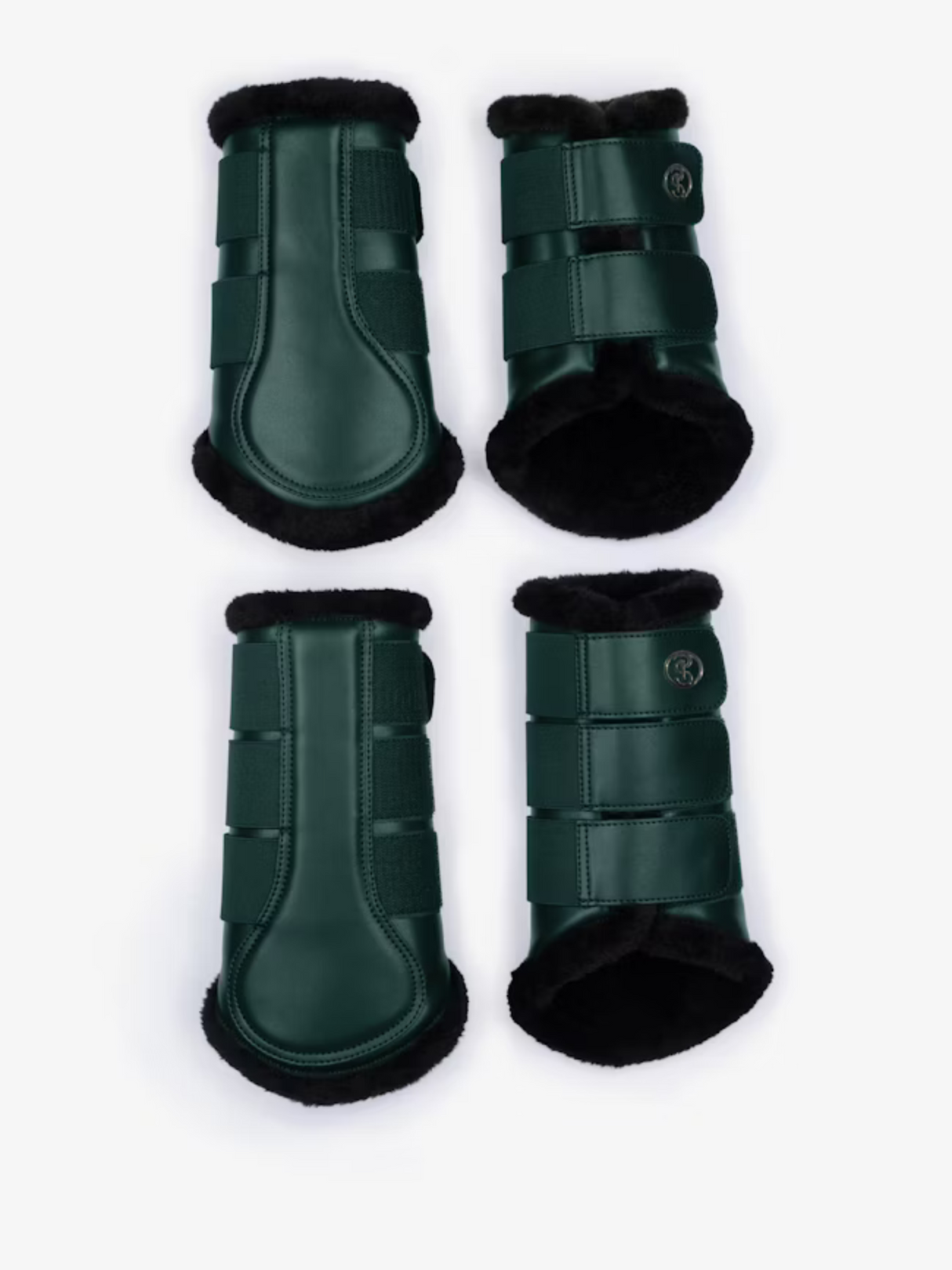 PS of Sweden Premium Fleece Brushing Boots Midnight Green