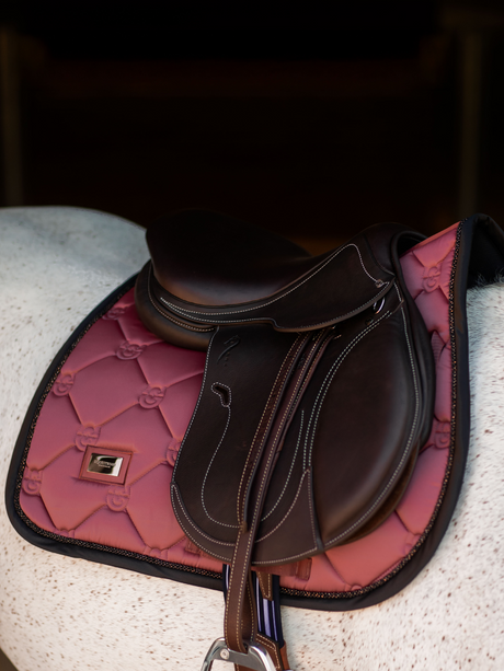 Equestrian Stockholm Jump Saddle Pad Soft Rouge