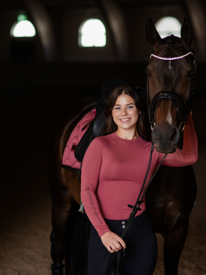 Equestrian Stockholm Dressage Saddle Pad Soft Rouge