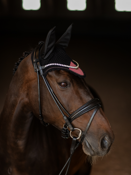 Equestrian Stockholm Ear Bonnet Soft Rouge