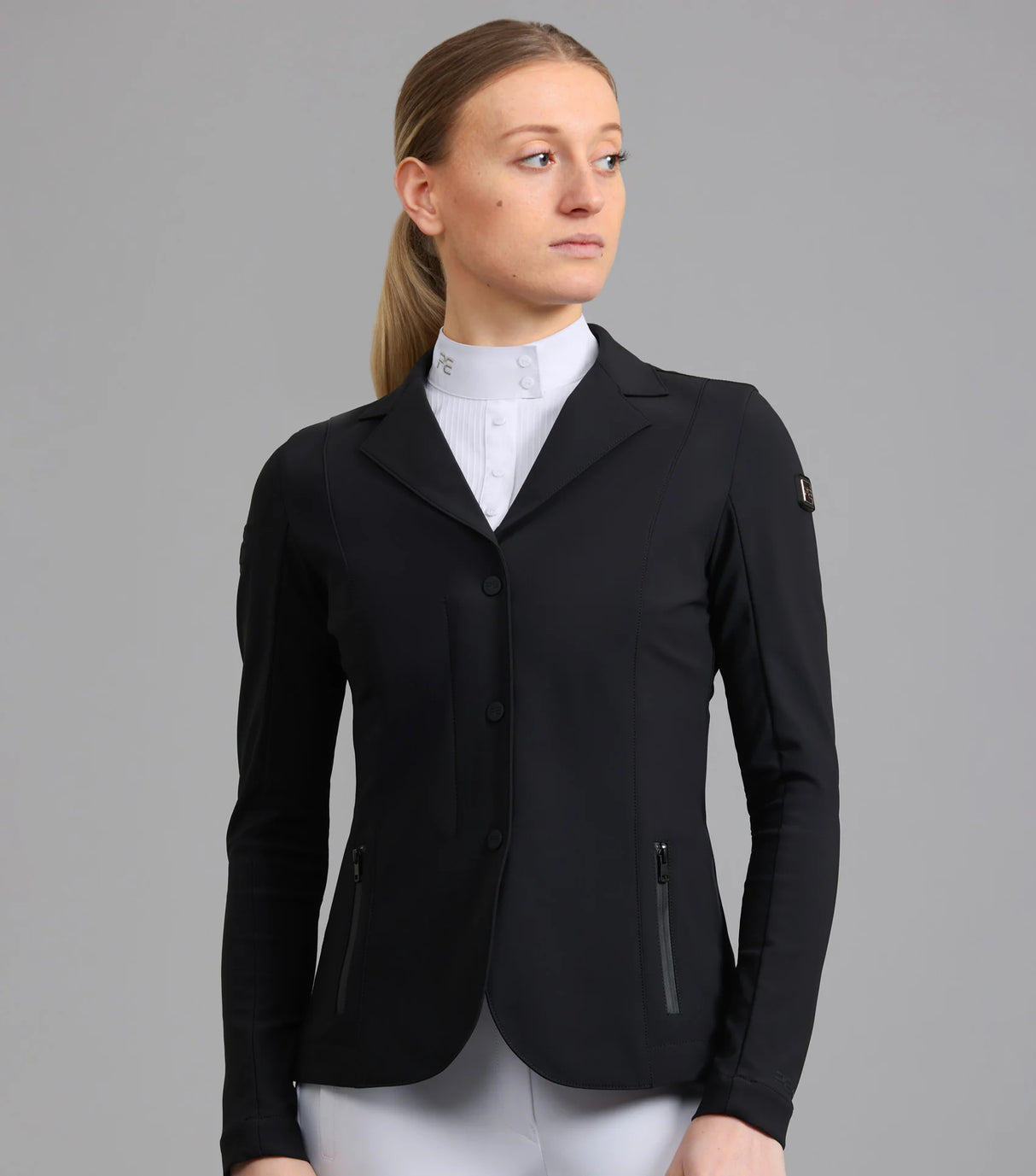 Premier Equine Evinco Ladies Competition Jacket Jet Black