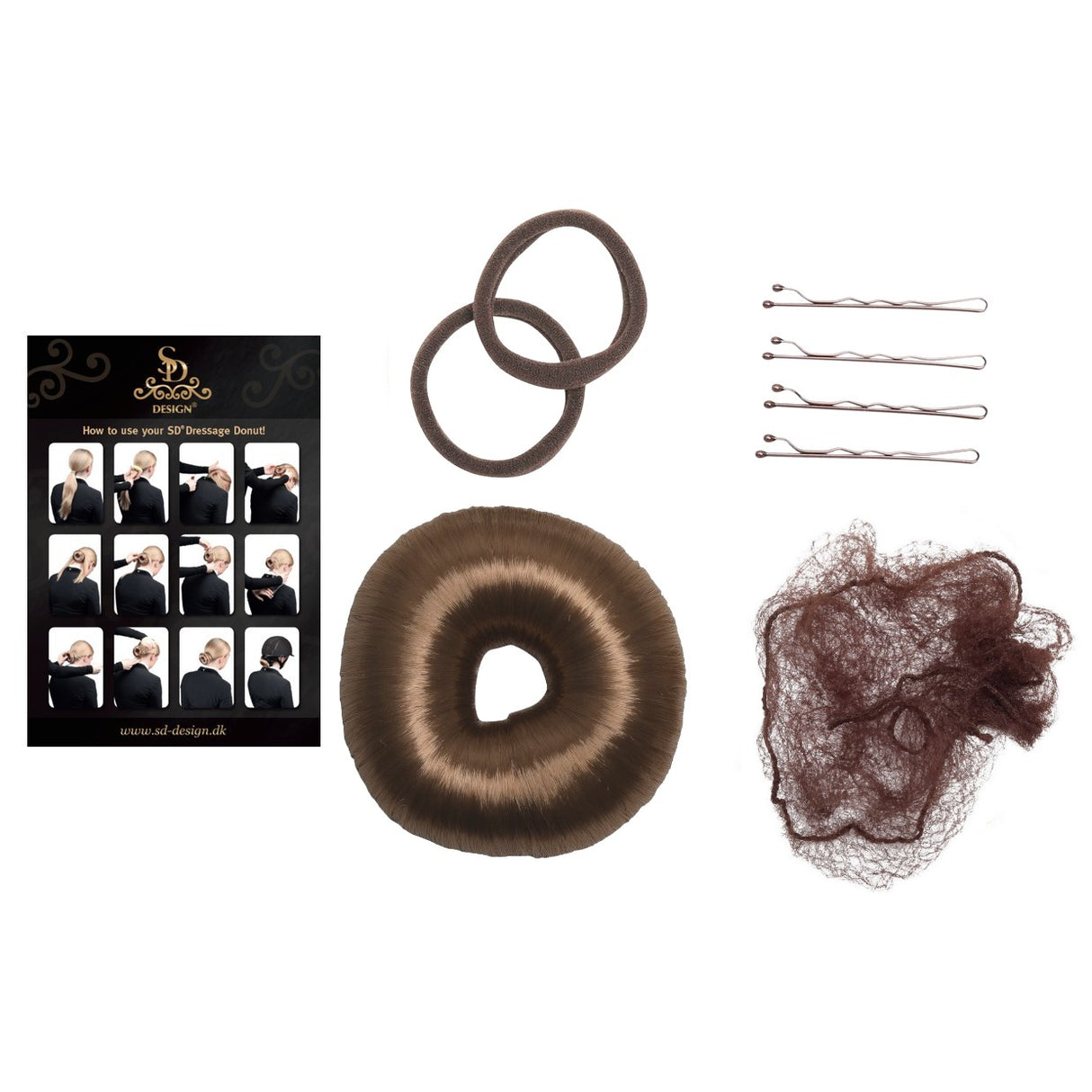 SD Design Complete Dressage Donut Set with Guide Light Brown