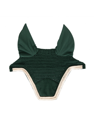 Kentucky Velvet Contrast Ear Bonnet Pine Green