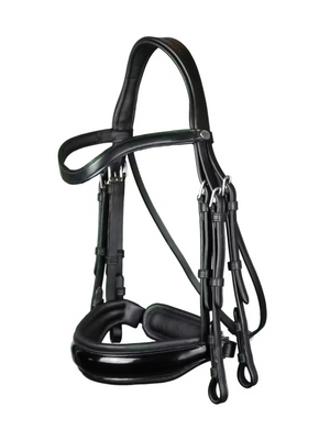 Dy'on Patent Large Crank Noseband Double Bridle