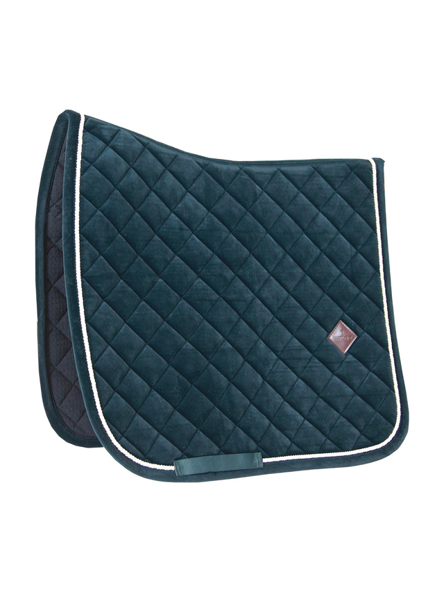 Kentucky Corduroy Dressage Saddle Pad Green