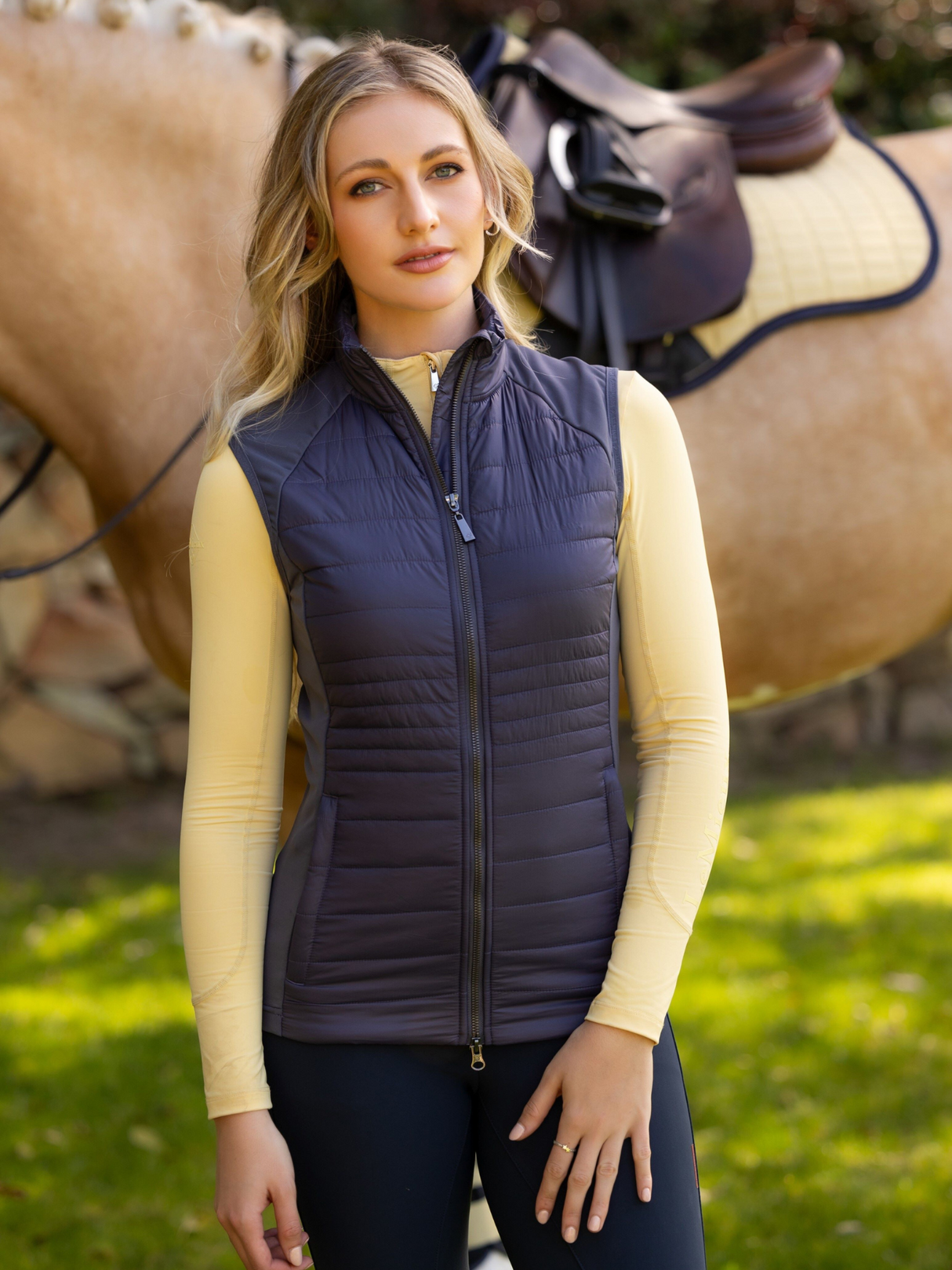 LeMieux Juliette Gilet Dusk Blue