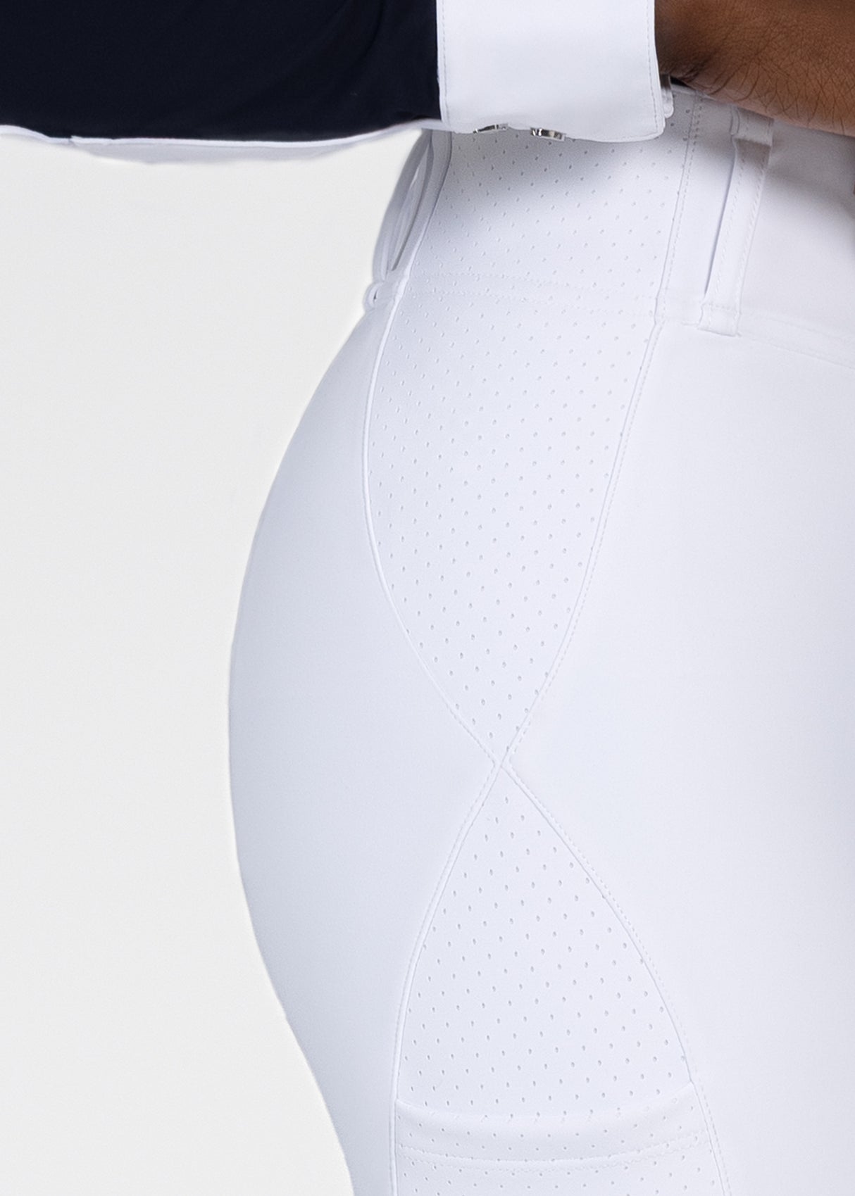 Maximilian Aero Breeches White/Silver