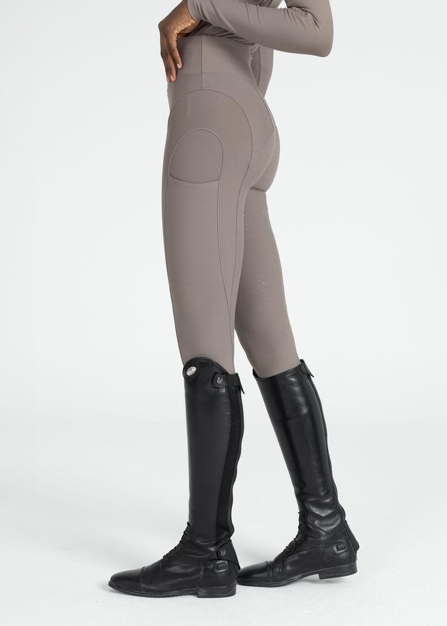 Maximilian Outline Riding Leggings Taupe