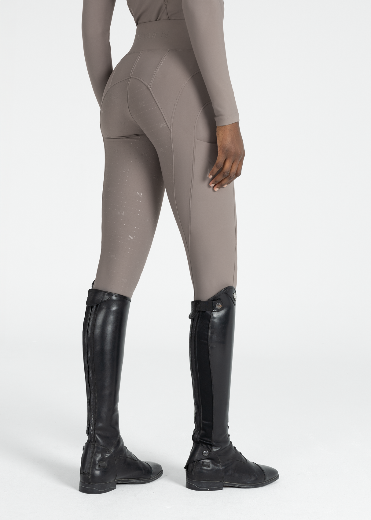 Maximilian Outline Riding Leggings Taupe