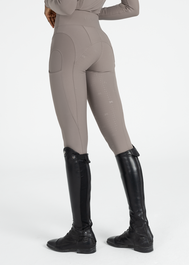 Maximilian Outline Riding Leggings Taupe