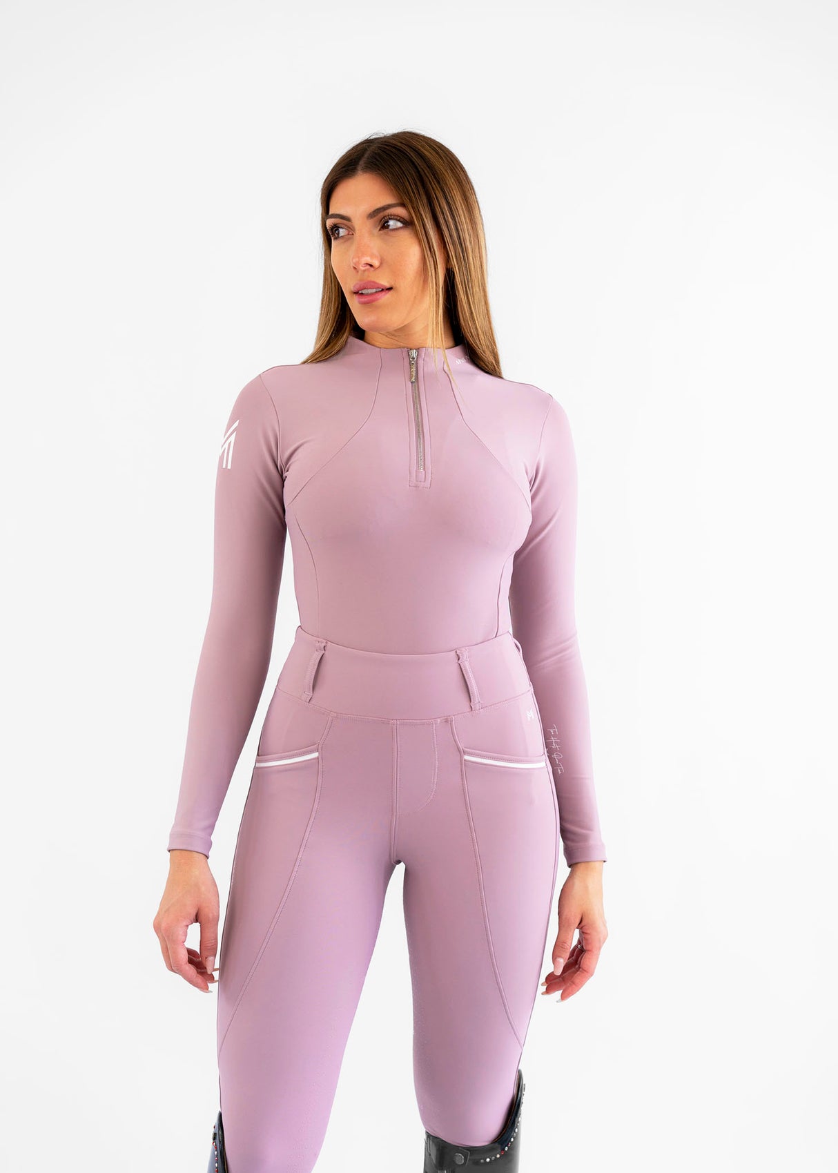 Maximilian Pro Riding Leggings Mauve