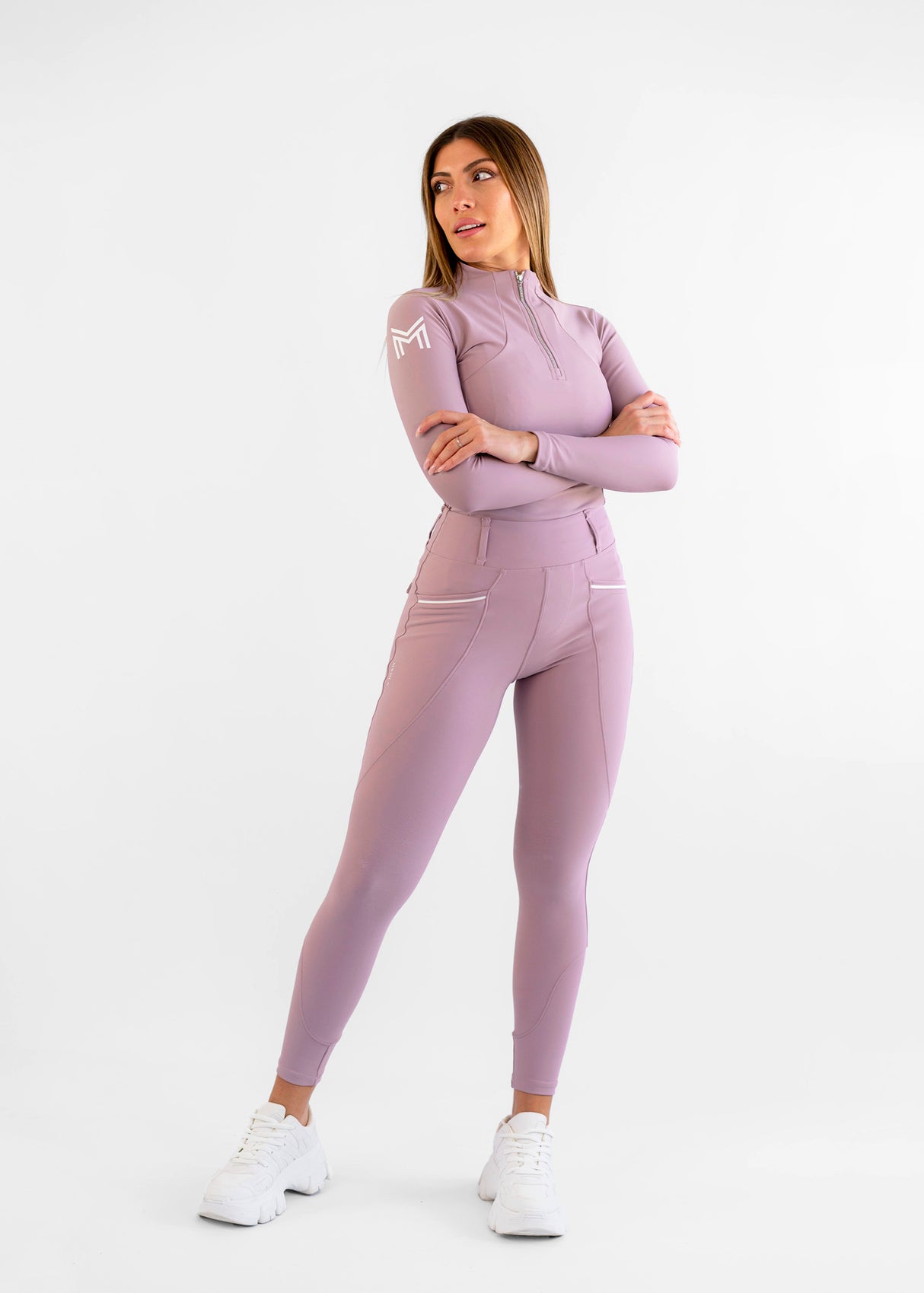 Maximilian Pro Riding Leggings Mauve