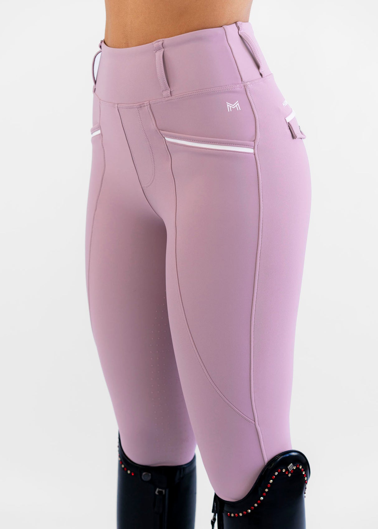 Maximilian Pro Riding Leggings Mauve
