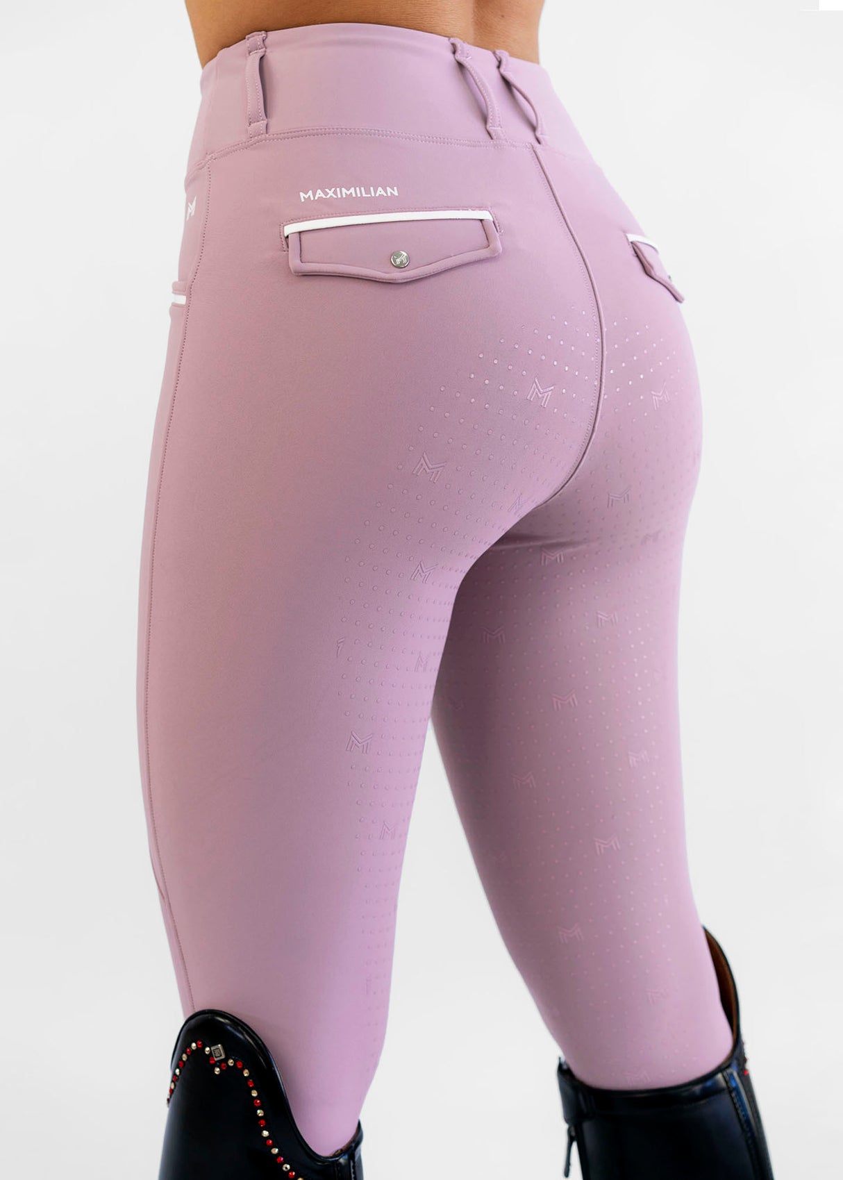 Maximilian Pro Riding Leggings Mauve