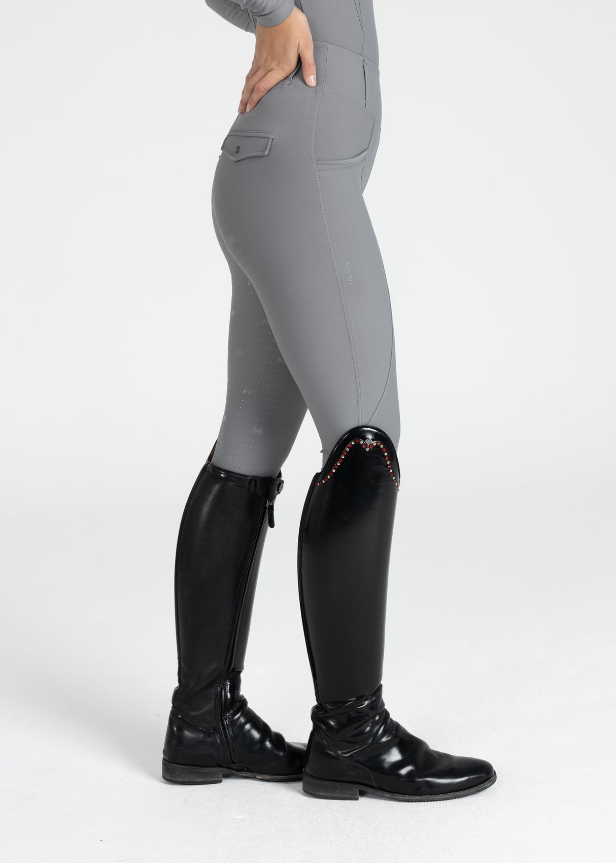 Maximilian Pro Riding Leggings Titanium