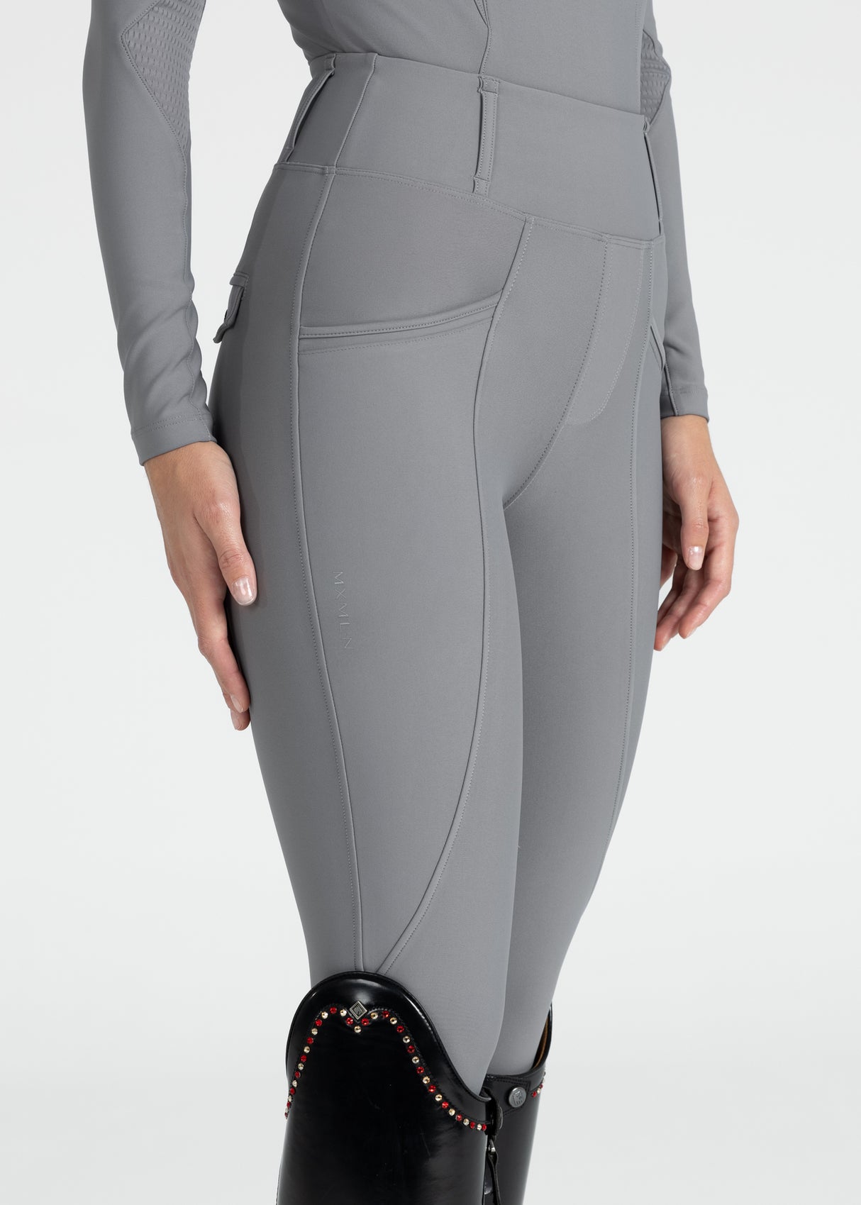 Maximilian Pro Riding Leggings Titanium