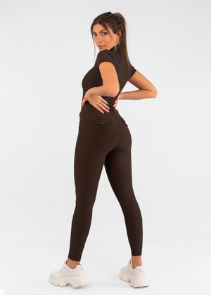 Maximilian Pro Riding Leggings Chocolate