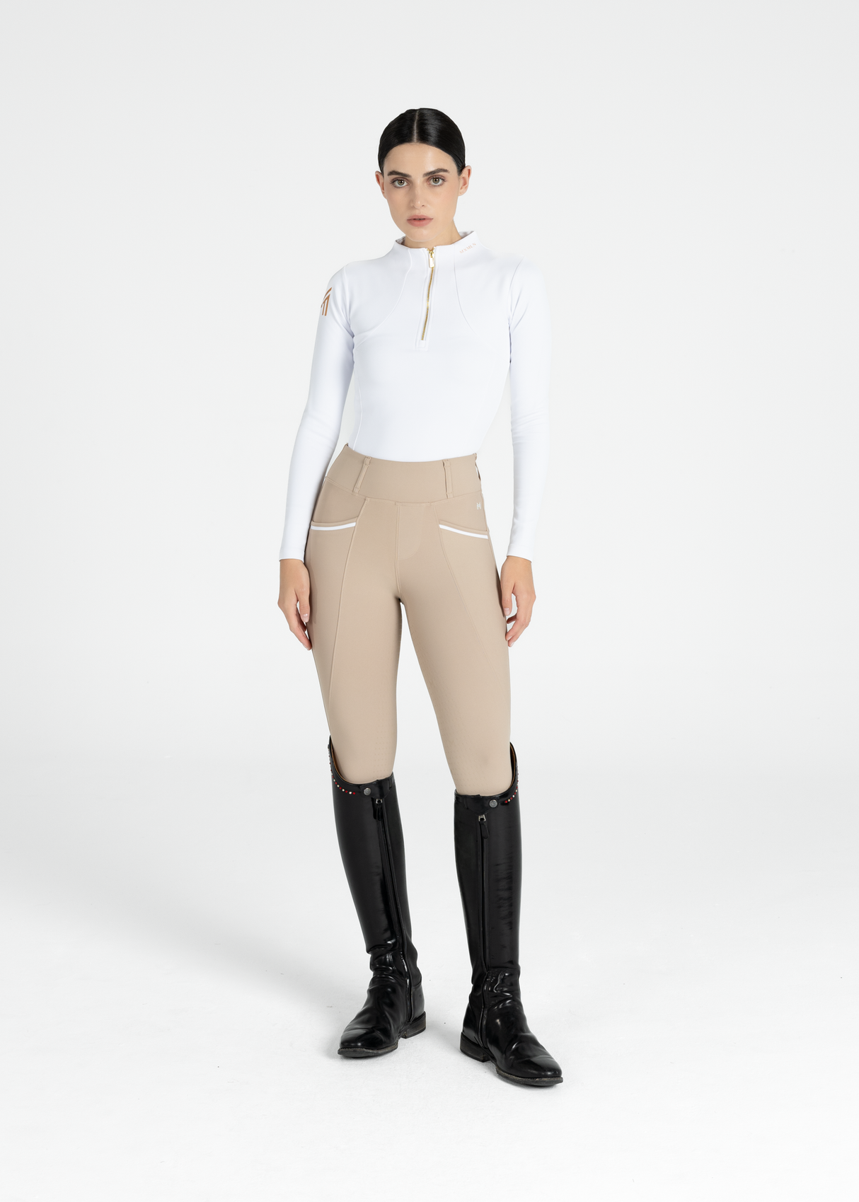 Maximilian Pro Riding Leggings Beige