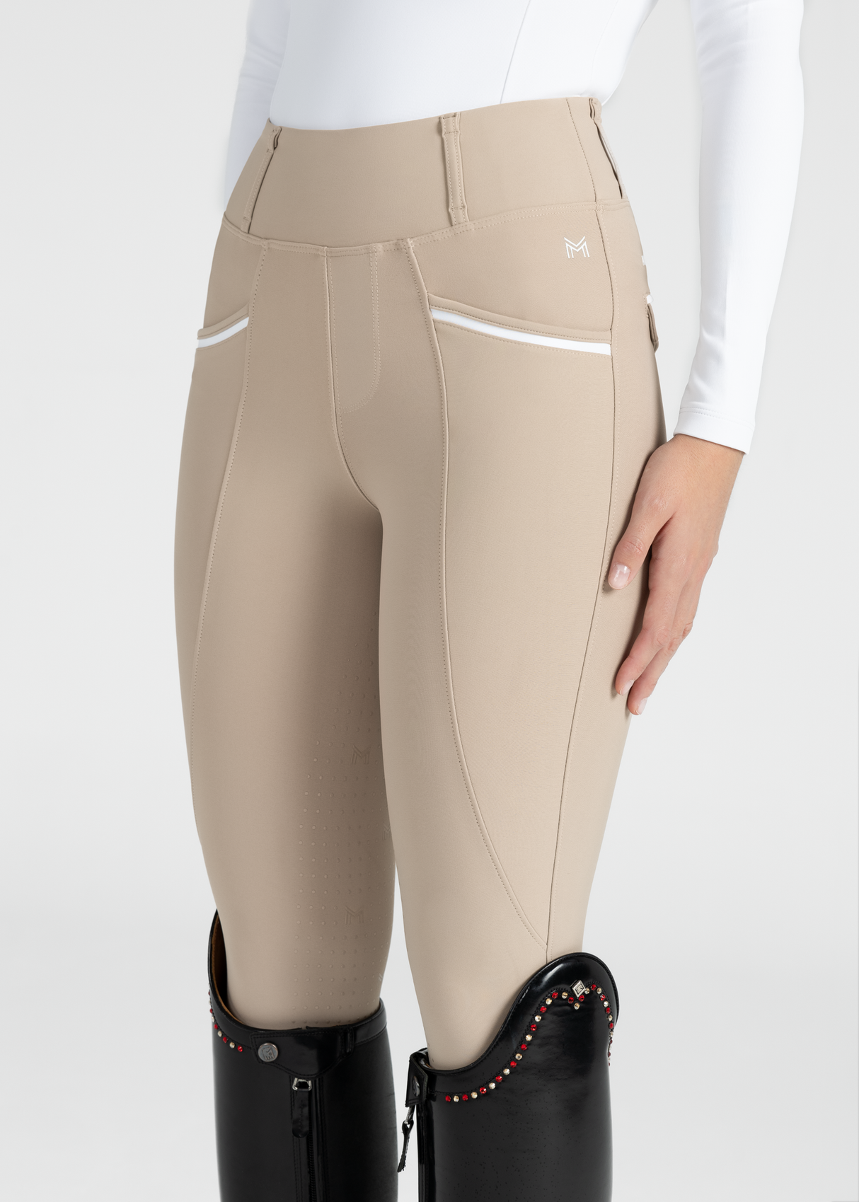 Maximilian Pro Riding Leggings Beige