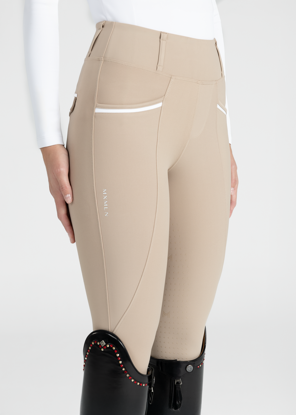 Maximilian Pro Riding Leggings Beige