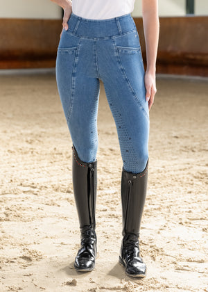 Maximilian Pro Riding Leggings Denim