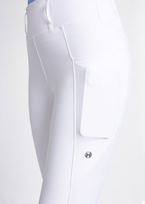 Maximilian Studio Riding Leggings White