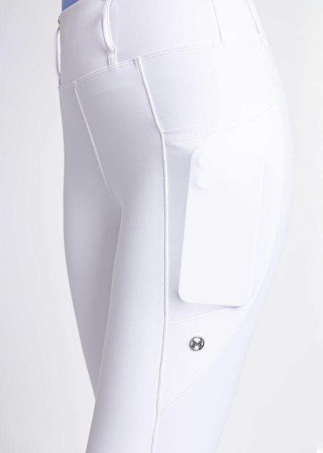Maximilian Studio Riding Leggings White