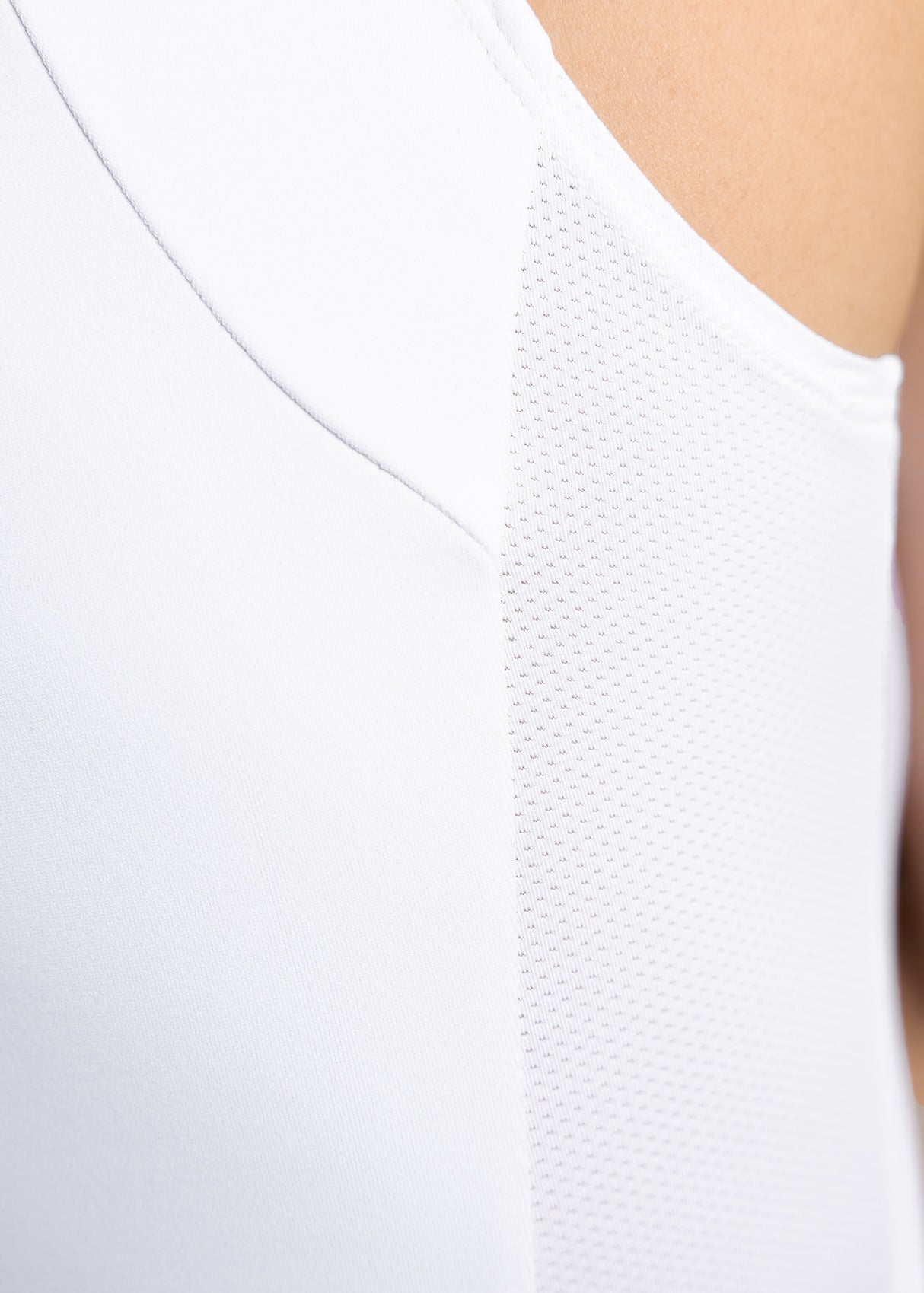 Maximilian Sleeveless Base Layer White