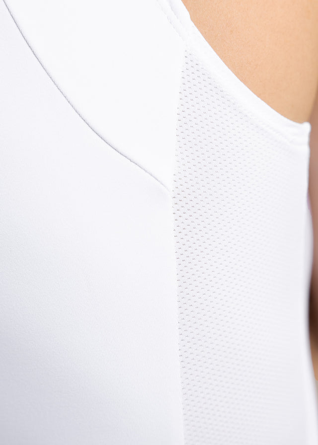 Maximilian Sleeveless Base Layer White
