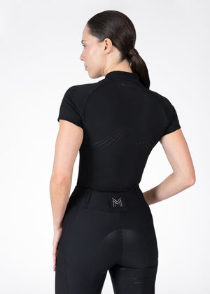 Maximilian Aero Short Sleeve Base Layer Black