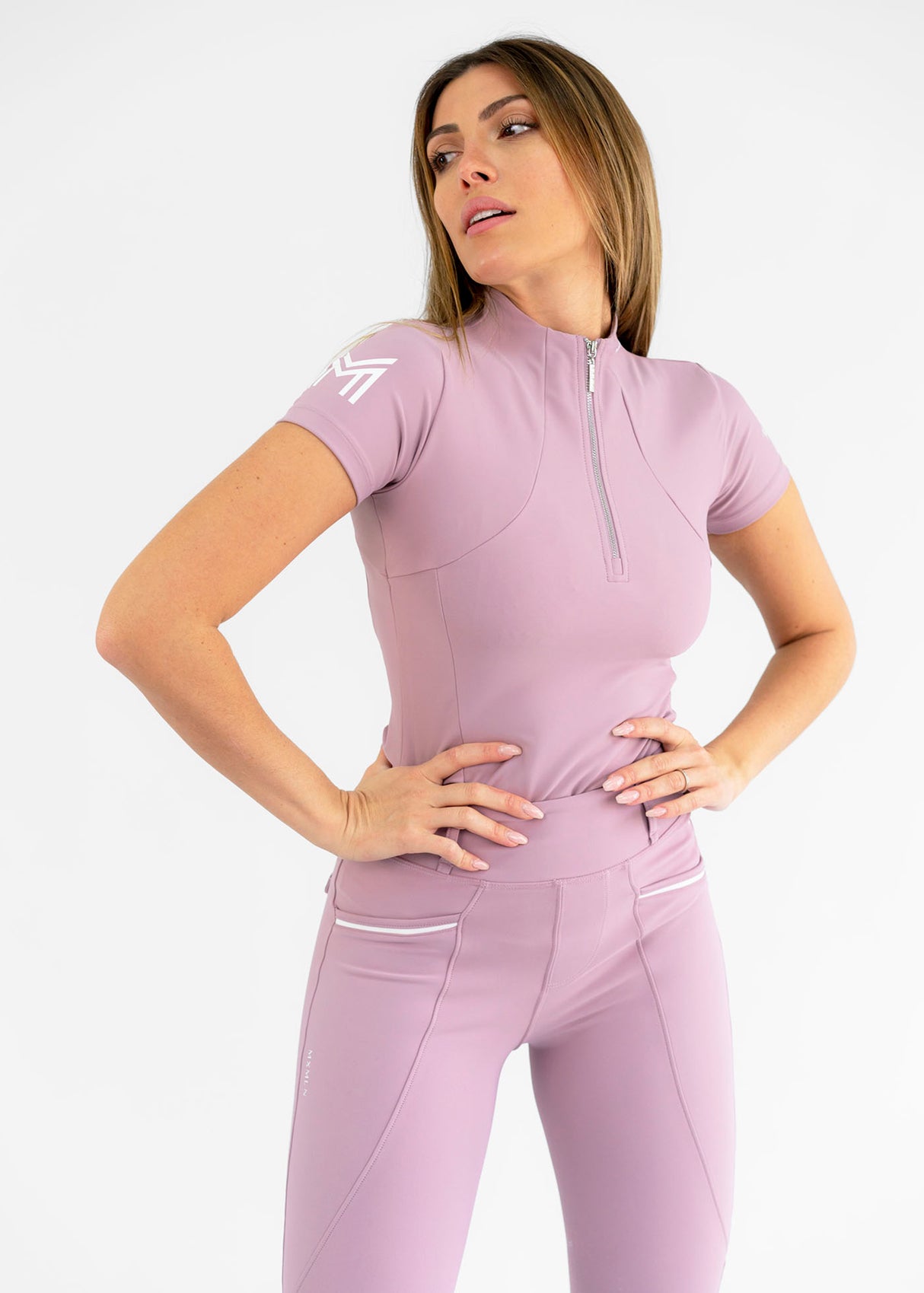 Maximilian Short Sleeve Base Layer Mauve
