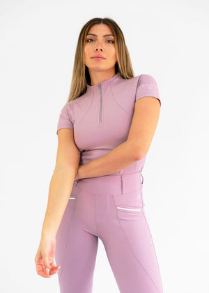 Maximilian Short Sleeve Base Layer Mauve