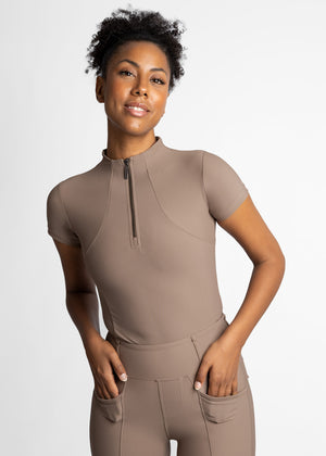 Maximilian Short Sleeve Base Layer Nougat