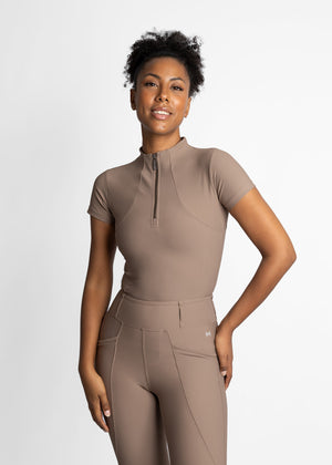 Maximilian Short Sleeve Base Layer Nougat