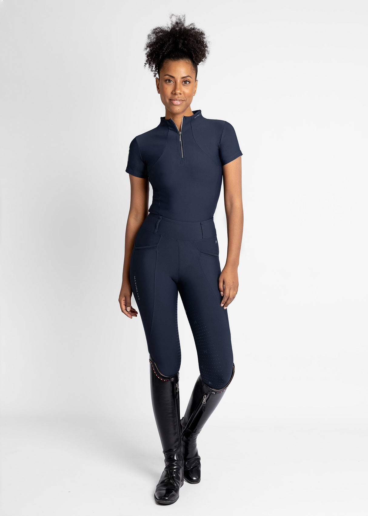 Maximilian Short Sleeve Base Layer Navy