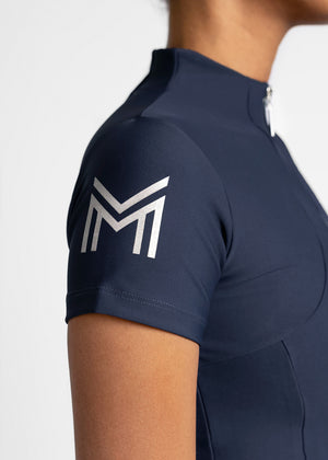 Maximilian Short Sleeve Base Layer Navy