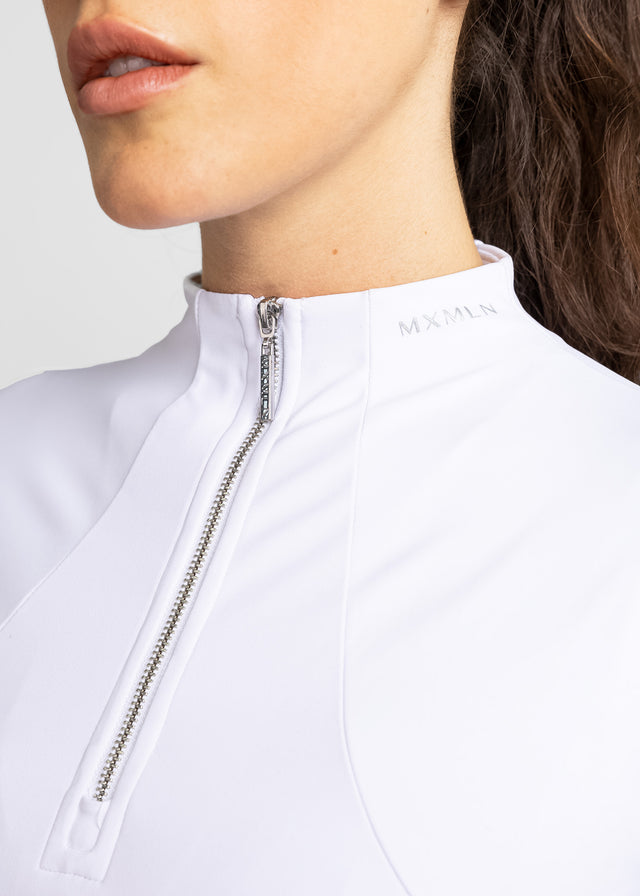 Maximilian Short Sleeve Base Layer White/Silver