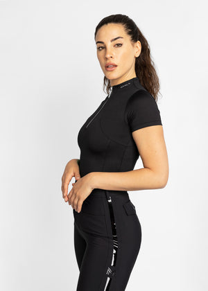 Maximilian Short Sleeve Base Layer Black/Silver