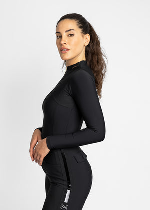 Maximilian Long Sleeve Base Layer Black/Gold