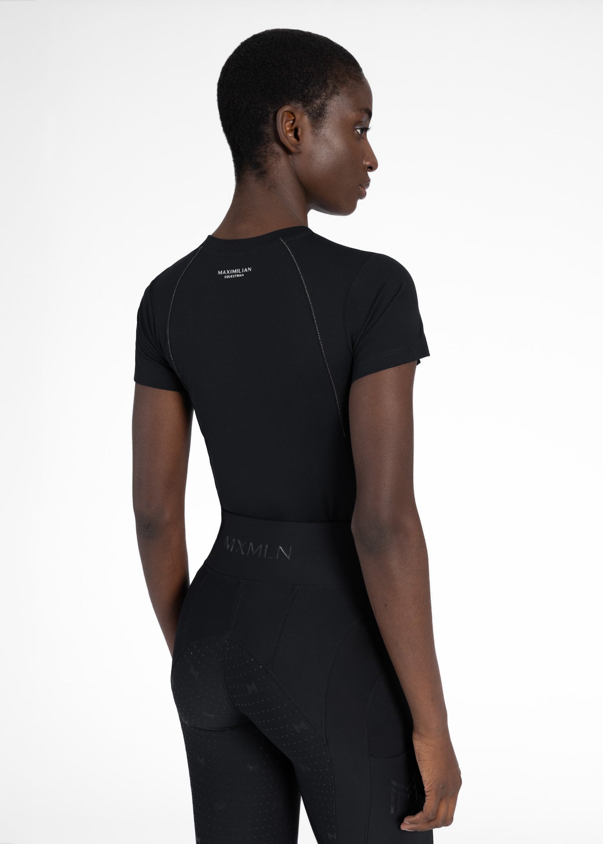 Maximilian Kova Technical T-Shirt Black