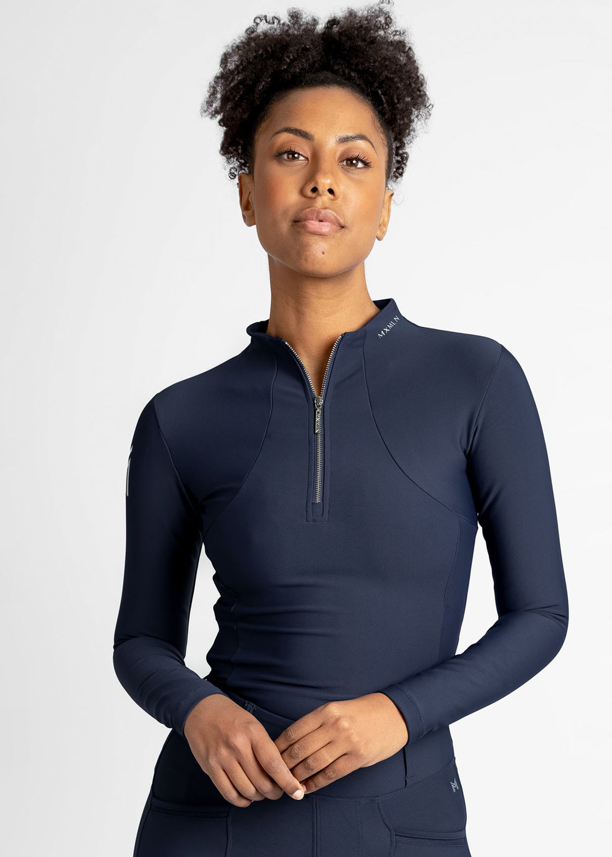 Maximilian Long Sleeve Base Layer Navy