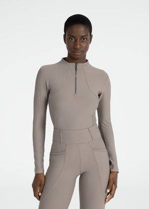 Maximilian Long Sleeve Base Layer Taupe