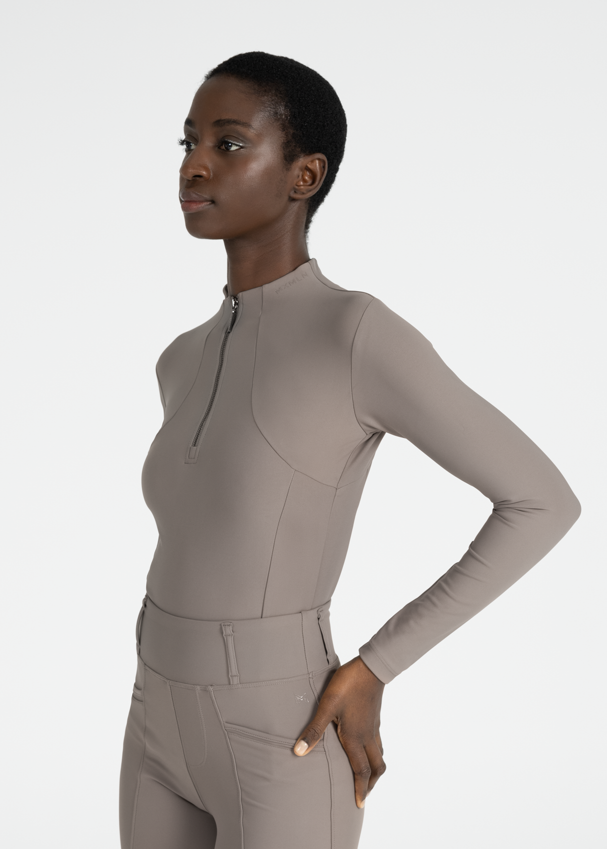 Maximilian Long Sleeve Base Layer Taupe