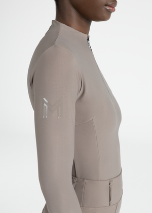 Maximilian Long Sleeve Base Layer Taupe