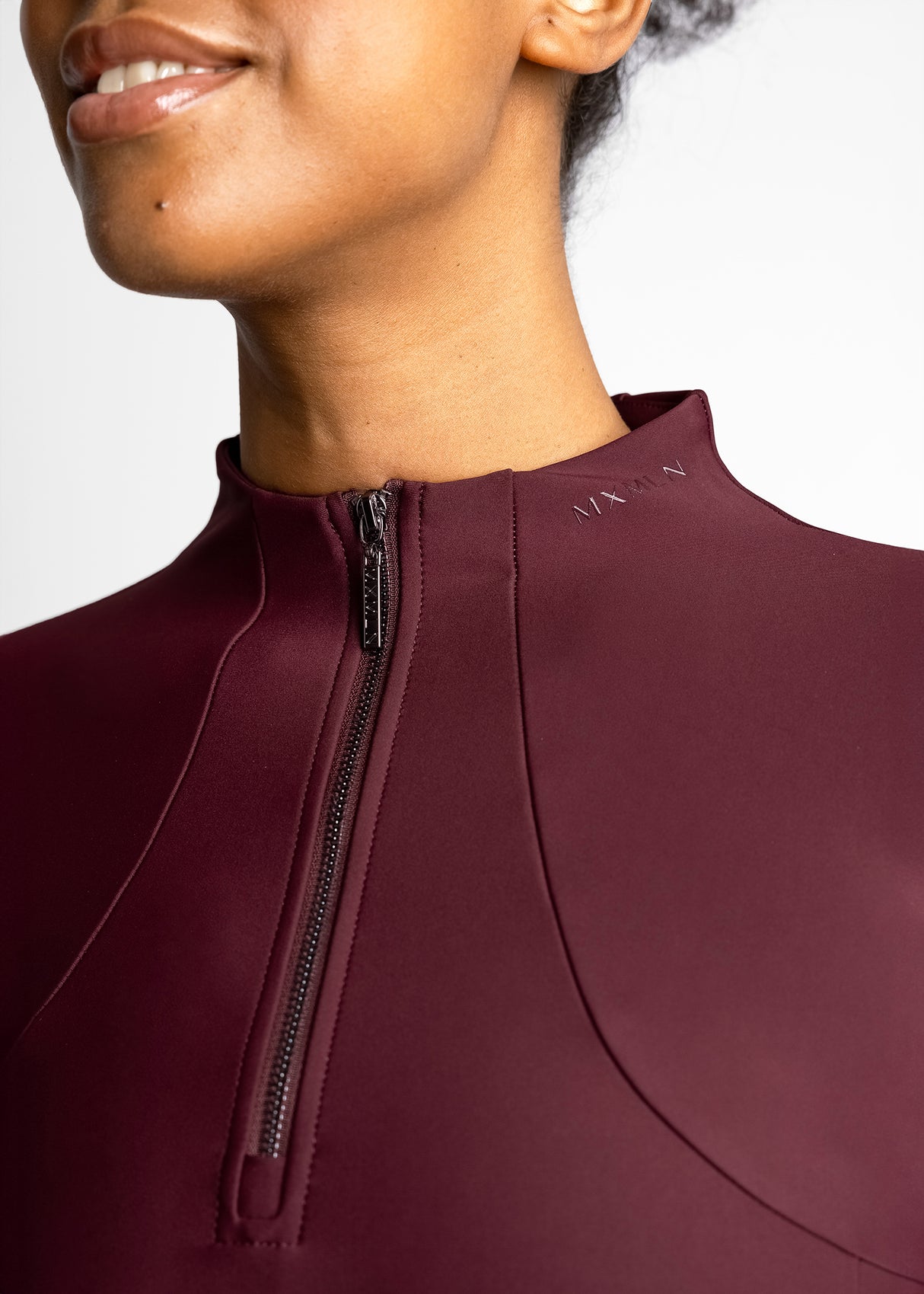 Maximilian Long Sleeve Base Layer Burgundy