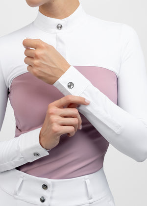Maximilian Era Long Sleeve Show Shirt Mauve