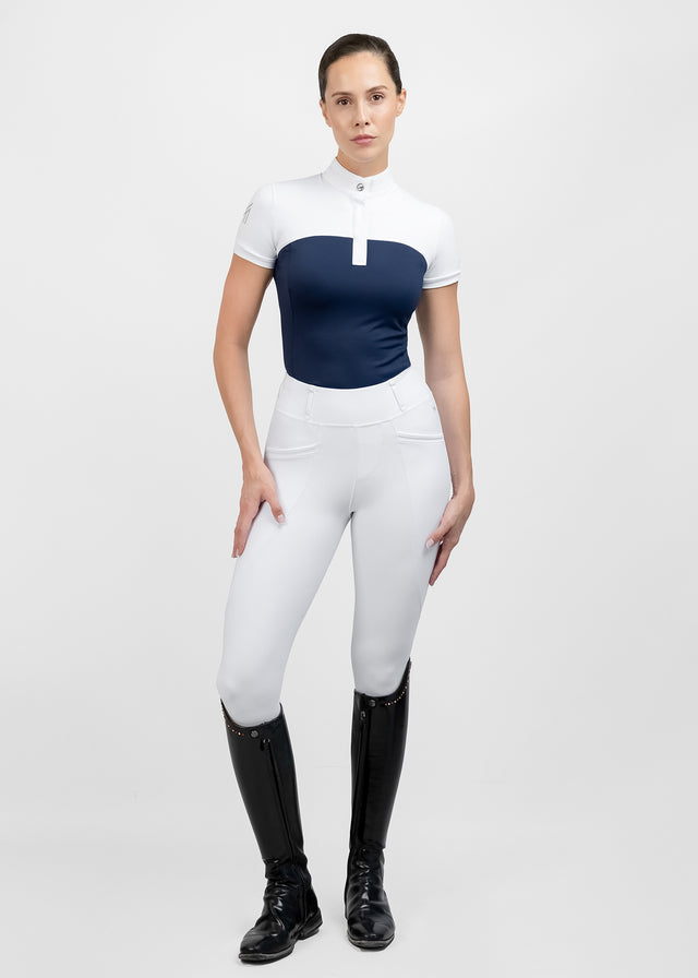 Maximilian Era Short Sleeve Show Shirt Navy